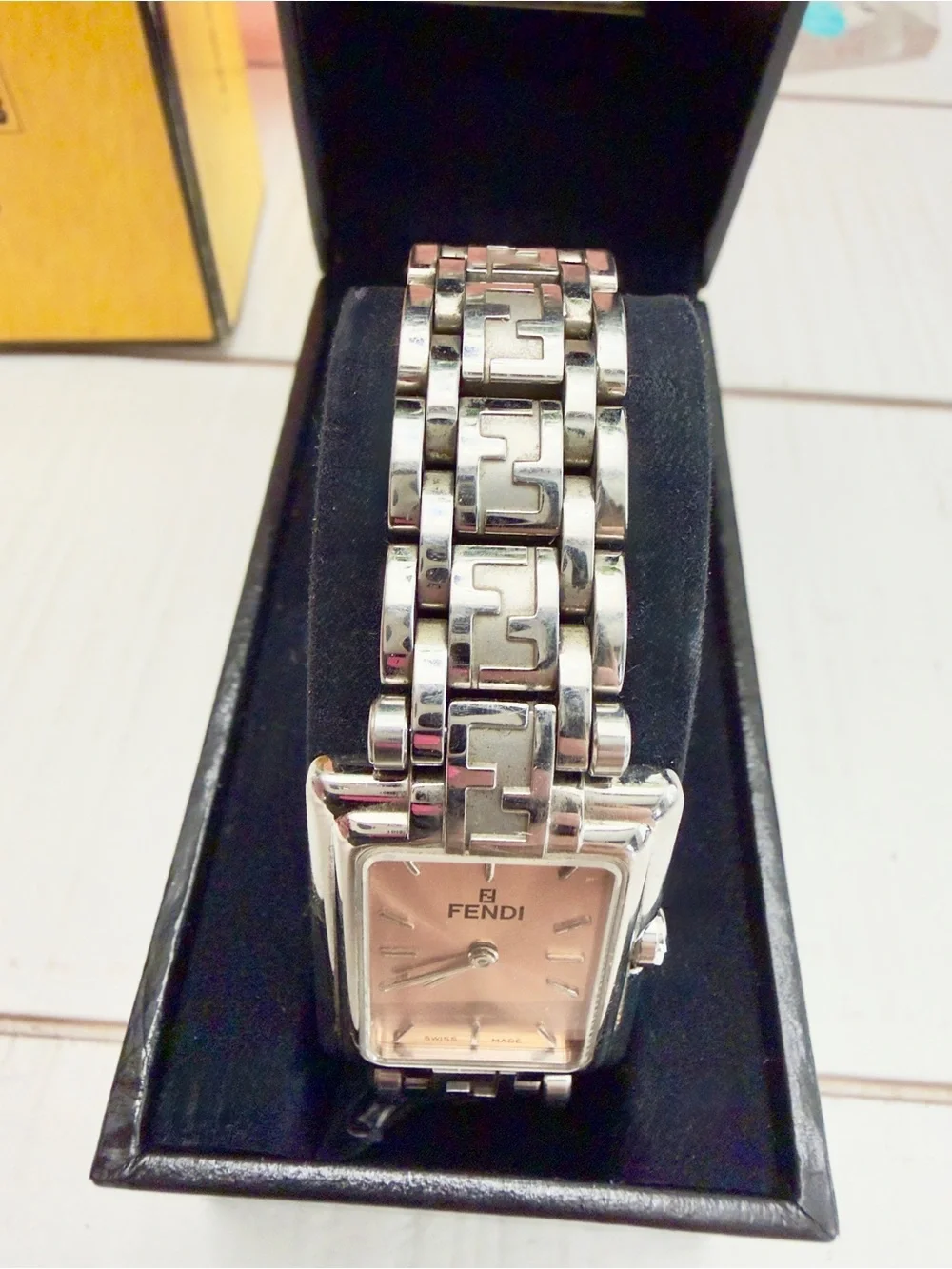 New Fendi Vintage  Silver / Rose Gold Watch